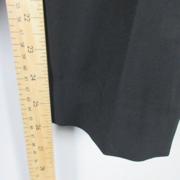 J Crew Cameron Pants Women’s High Rise Straight Leg Casual Size 18 Black 586 - Picture 11 of 12